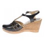 Sandale dama casual din piele naturala S9 Negru